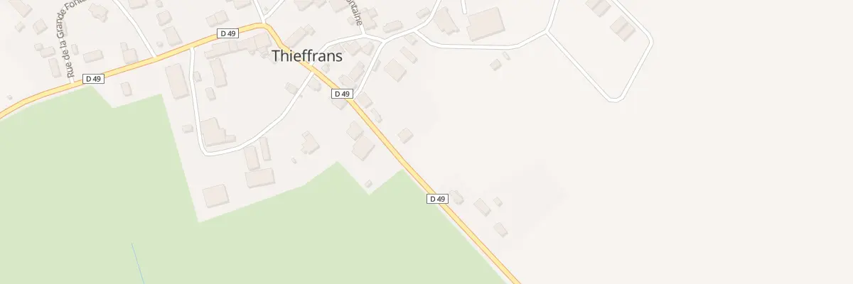 Plan du 5 Rte d’Esprels à Thieffrans