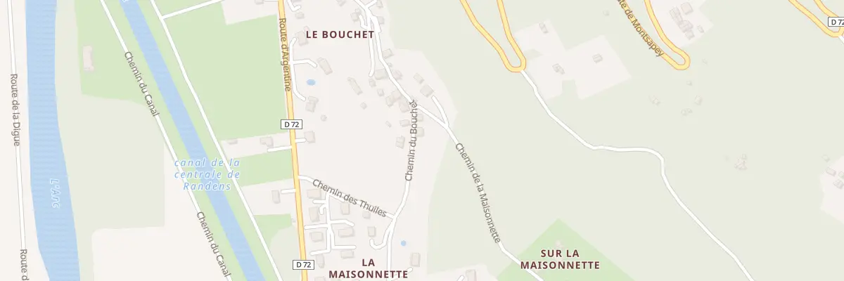 Plan du 18 Che du Bouchet à Val-d’Arc