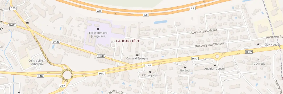 Plan du 1B Rue Auguste Blanqui au Luc
