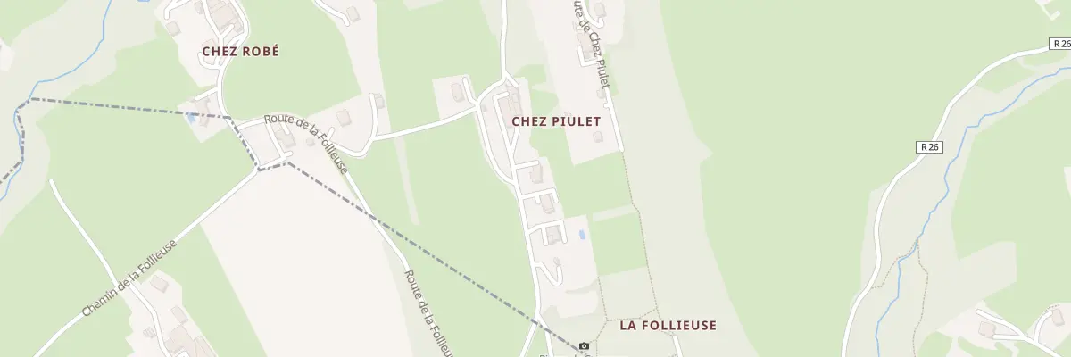 Plan du 940 Rte de la Follieuse à Lucinges