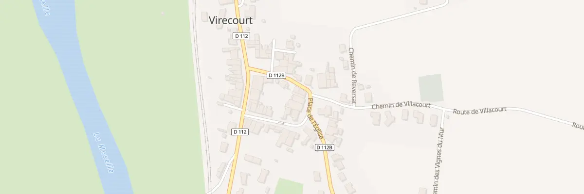 Plan du 6 Pl de l’Eglise à Virecourt