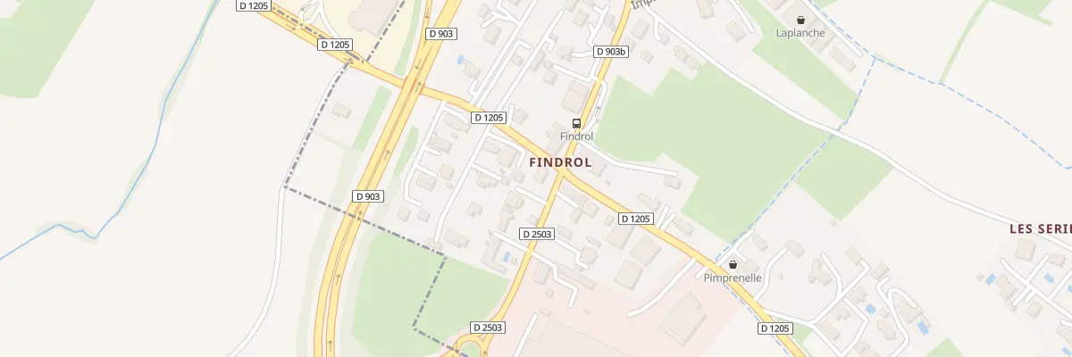 Plan du 185 Rte de Findrol à Contamine-sur-Arve