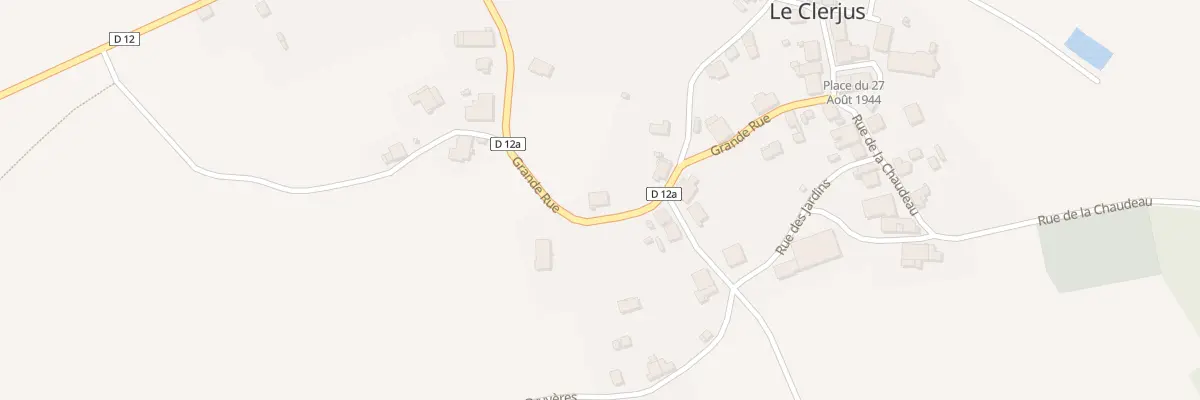 Plan du 13 Grande Rue au Clerjus