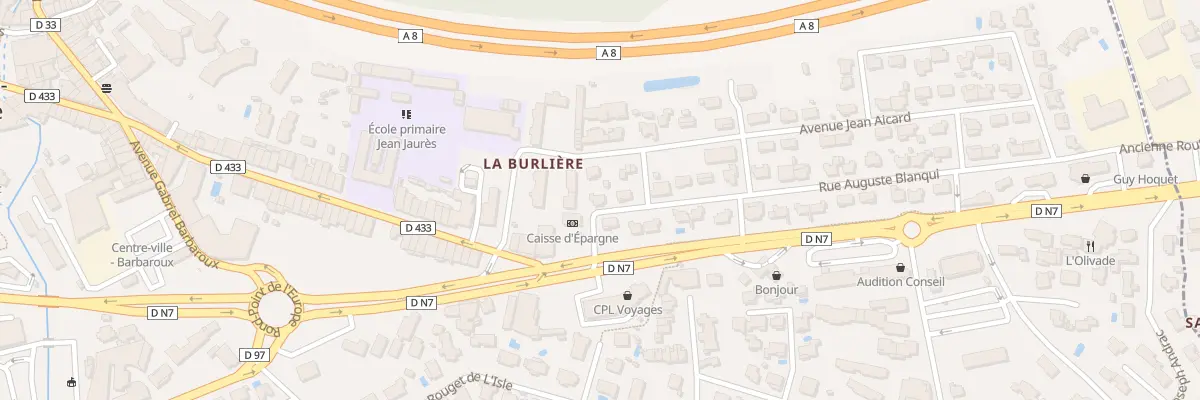 Plan du 1 Rue Auguste Blanqui au Luc