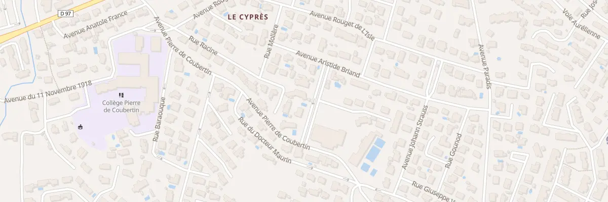 Plan du 11 Rue Racine au Luc