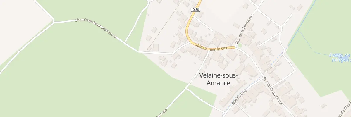 Plan du 3B Rue du Haut des Fosses à Velaine-sous-Amance