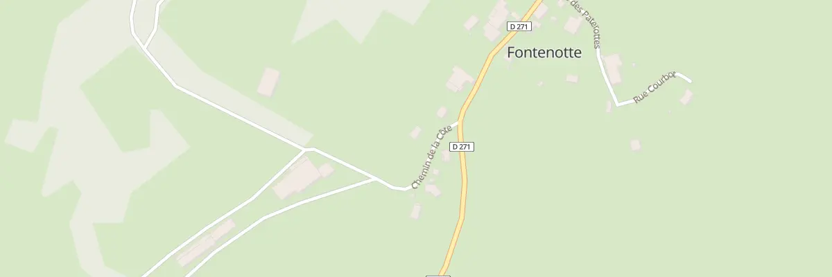 Plan du 2 Che de la Côte à Fontenotte