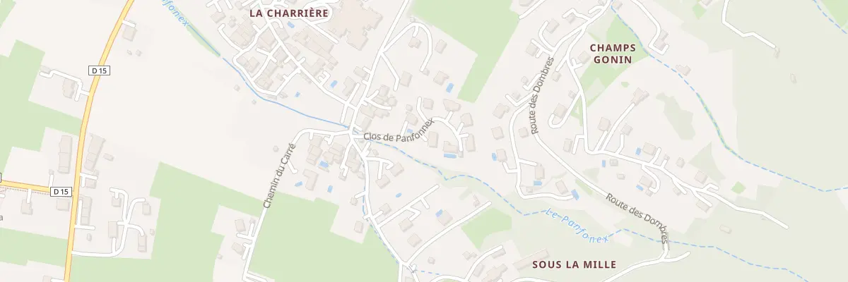Plan du 88 Clos du Panfonnex à Saint-Cergues