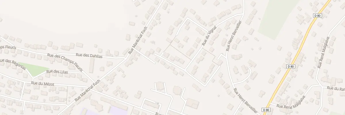 Plan du 6 All du Clos Dessus à Varangéville