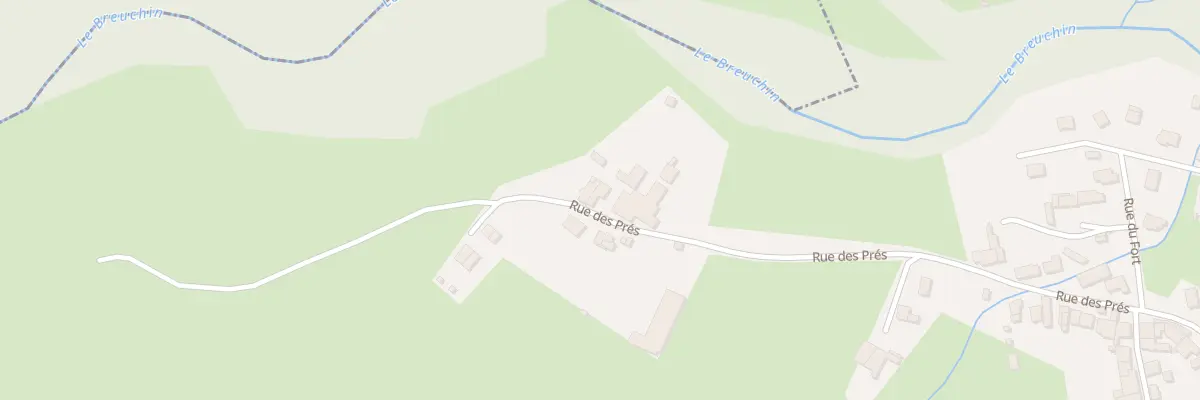 Plan du 29 Rue des Pres à Breuches