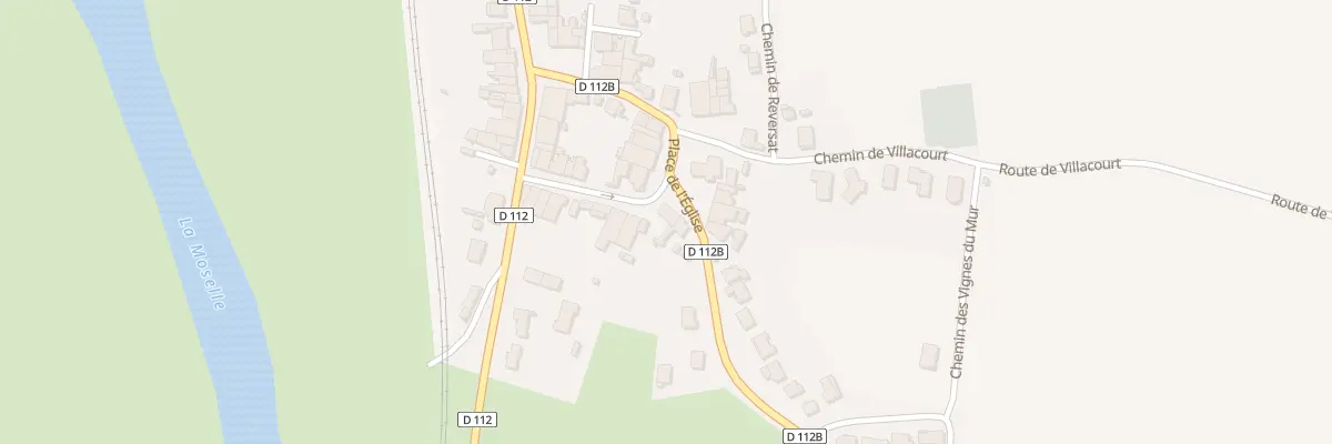 Plan du 1 Pl de l’Eglise à Virecourt
