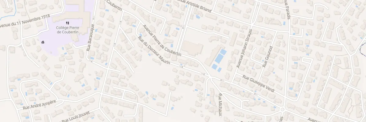 Plan du 11 Rue du Docteur Maurin au Luc