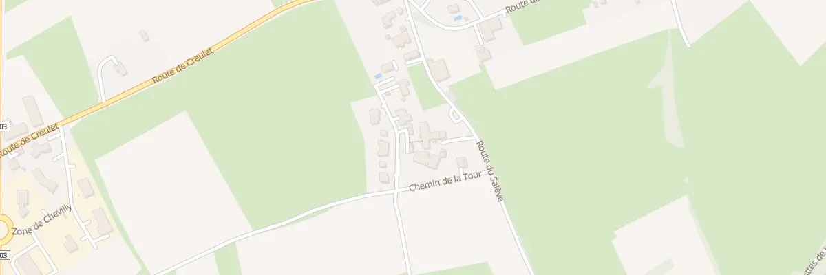Plan du 156 Che de la Tour à Arenthon