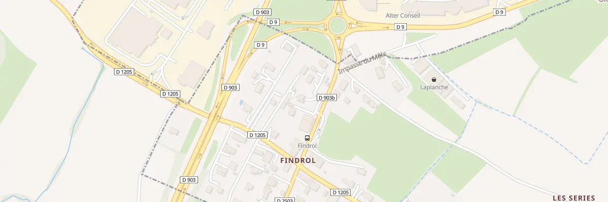Plan du 289 Rte de Findrol à Contamine-sur-Arve
