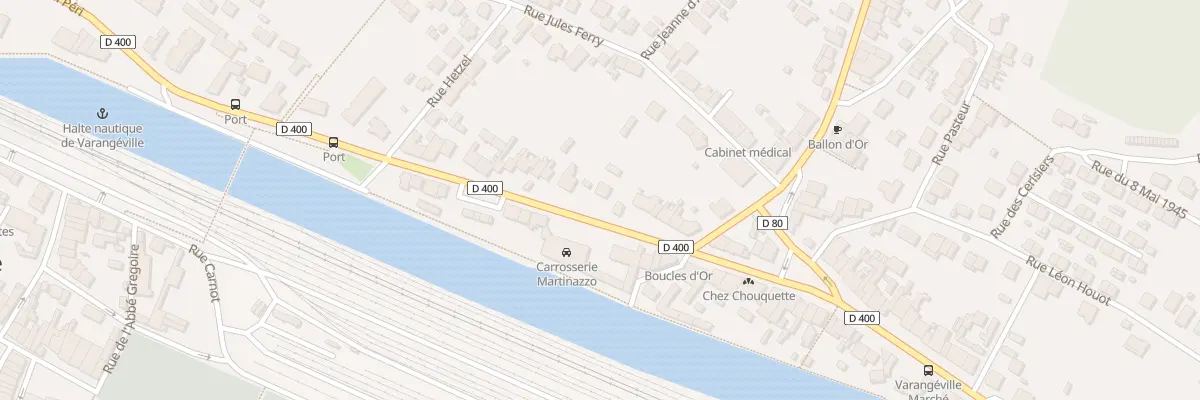 Plan du 83 Rue Gabriel Péri à Varangéville