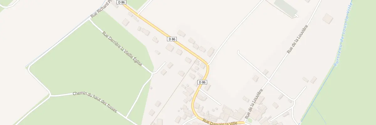 Plan du 3 Rue de Laneuvelotte à Velaine-sous-Amance