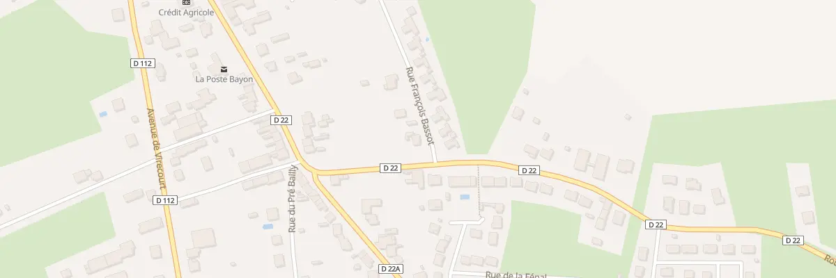 Plan du 28 Rue François Bassot à Bayon