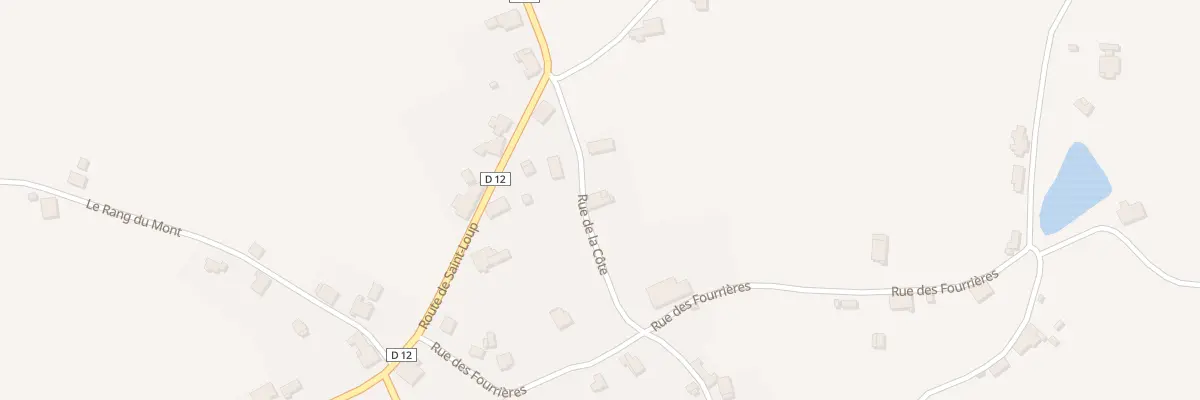 Plan du 10 Rue de la Côte au Clerjus