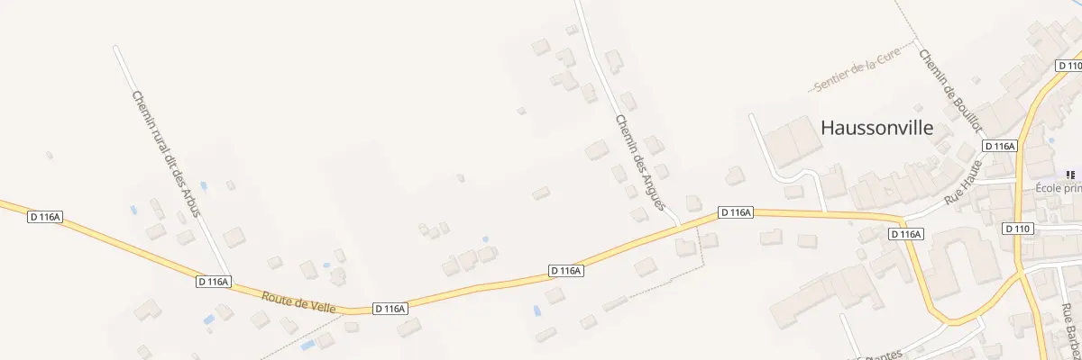 Plan du 7 Che des Angues à Haussonville