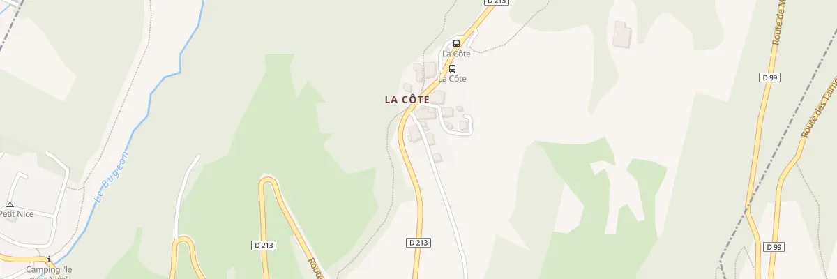 Plan du 5061 La Cote à Saint-Martin-sur-la-Chambre