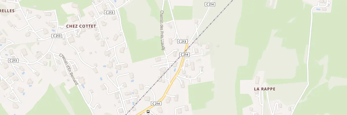 Plan du 80 Che des Pres Liaudy à Lucinges