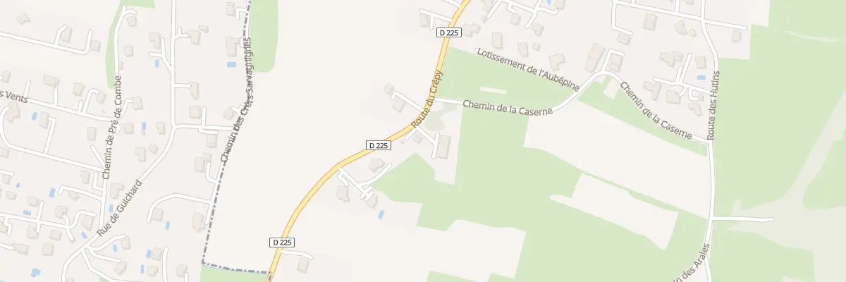 Plan du 811 Rte du Crépy à Ballaison