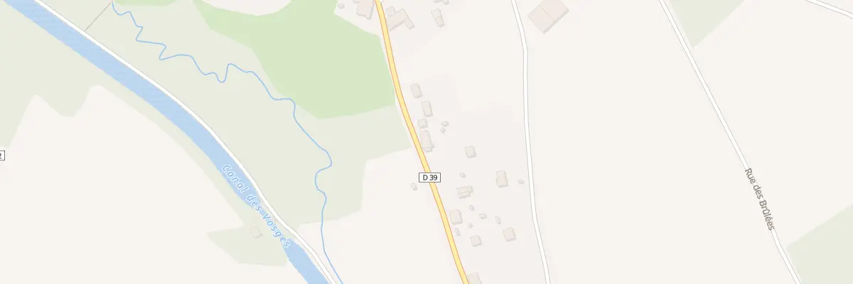 Plan du 1887 Rue de Xertigny à Girancourt