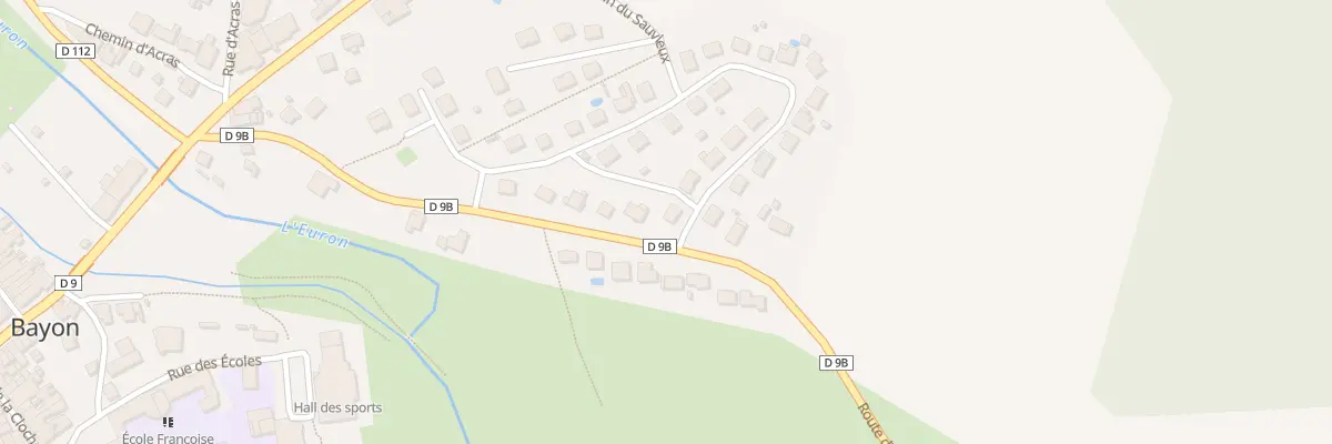 Plan du 1 Rue des Evelottes à Bayon