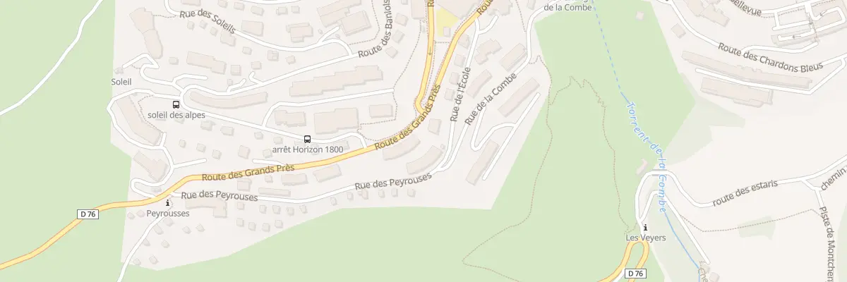 Plan du 9 Rue de l’Ecole à Orcières