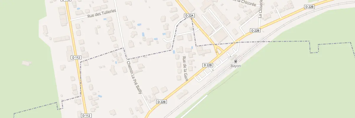 Plan du 18D Rue de la Gare à Virecourt