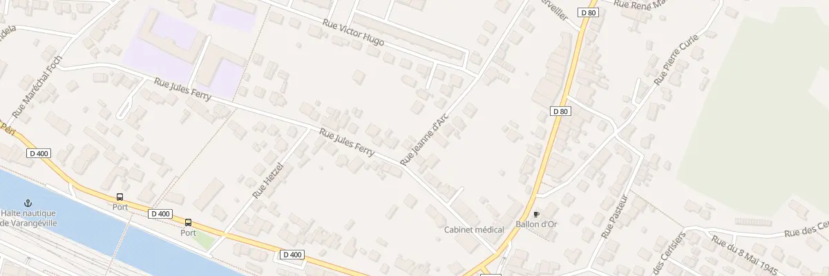 Plan du 1 Rue Jeanne d’Arc à Varangéville