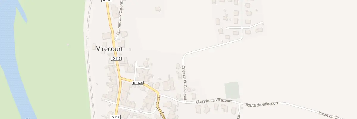 Plan du 4 Che de Reversat à Virecourt