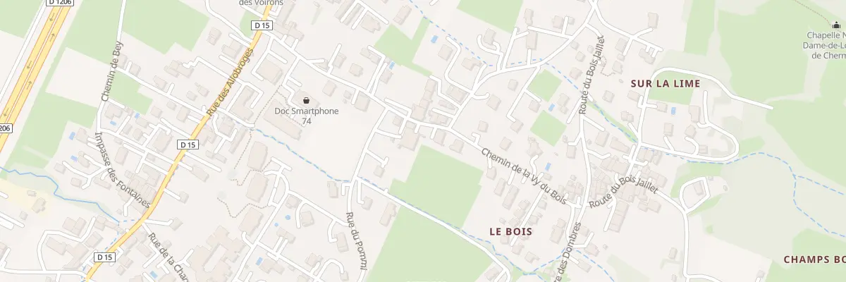 Plan du 212 Rue de l’Archet à Saint-Cergues