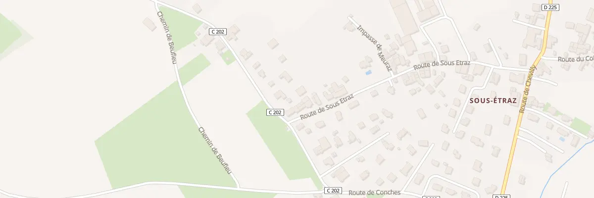 Plan du 34 Rte de Conches à Massongy