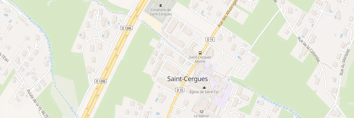 Plan du 1006 Rue des Allobroges à Saint-Cergues