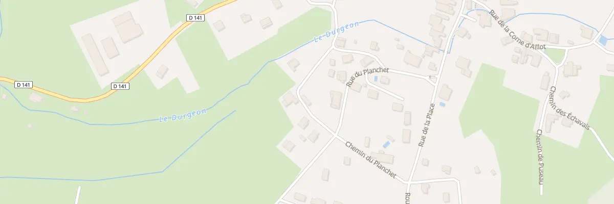 Plan du 3 Che de Poligny à Genevrey