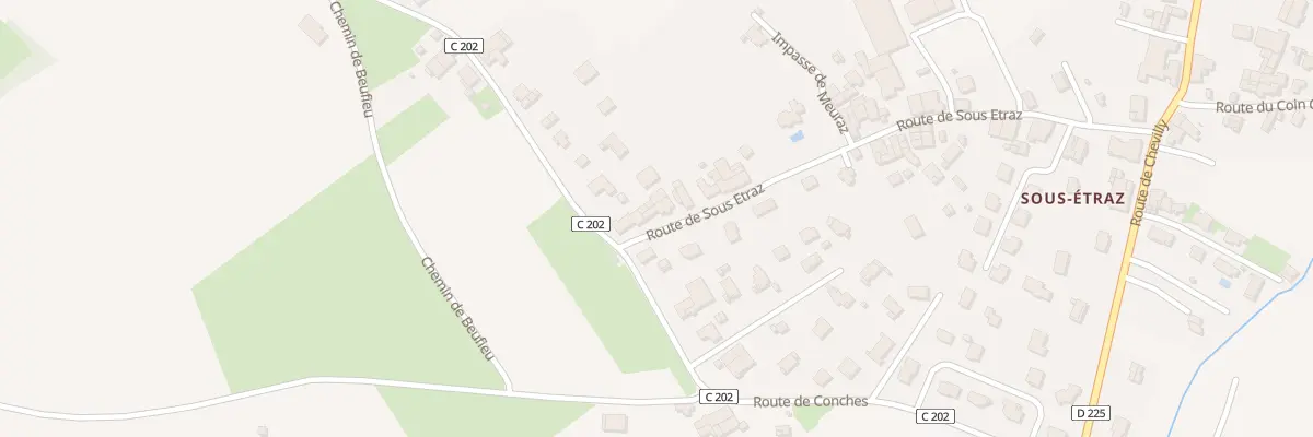 Plan du 388 Rte de Sous Etraz à Massongy