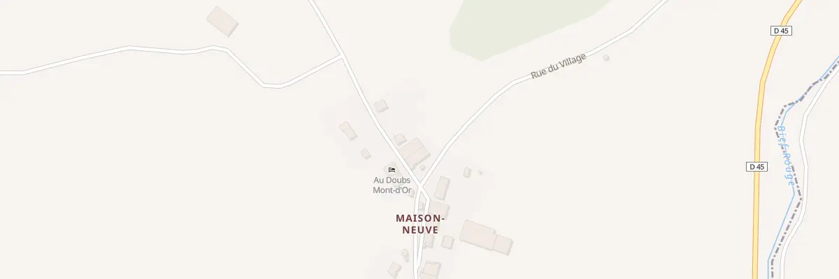 Plan du 38 Au Village de Maison Neuve à Fourcatier-et-Maison-Neuve