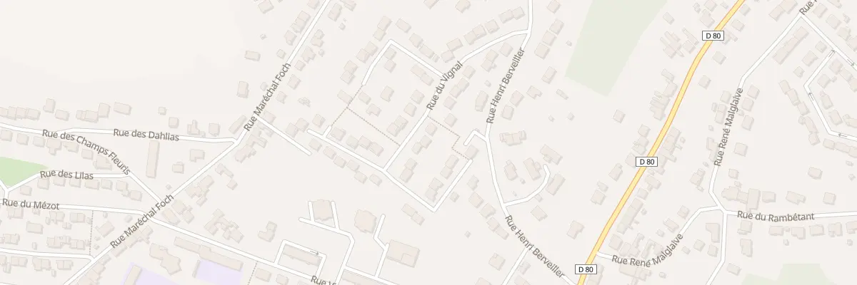 Plan du 19 Rue du Vignal à Varangéville