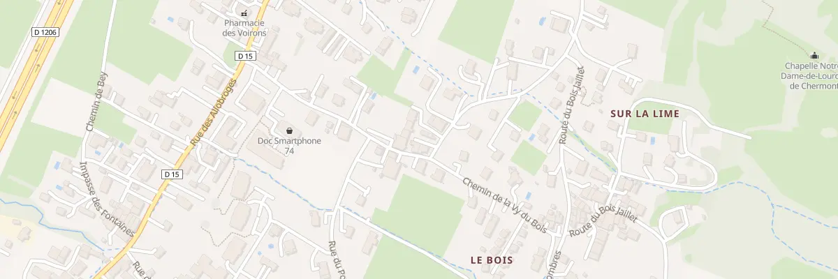 Plan du 217 Rue de l’Archet à Saint-Cergues