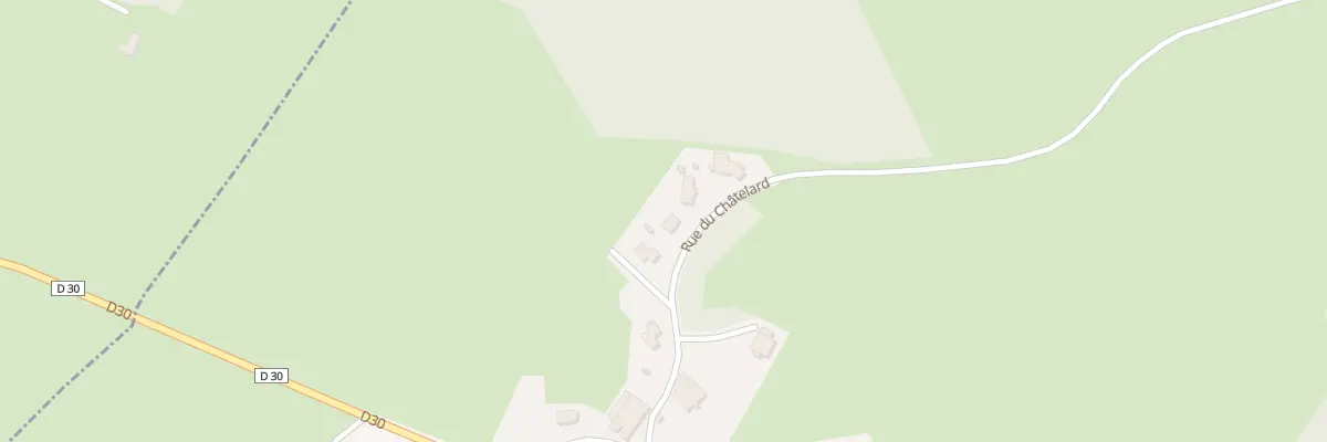 Plan de la Rue du Chatelard à Besançon