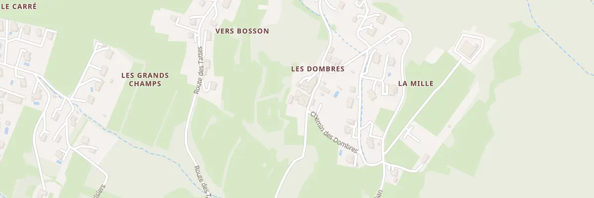 Plan du 908 Rte des Dombres à Saint-Cergues