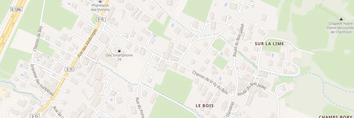 Plan du 241 Rue de l’Archet à Saint-Cergues