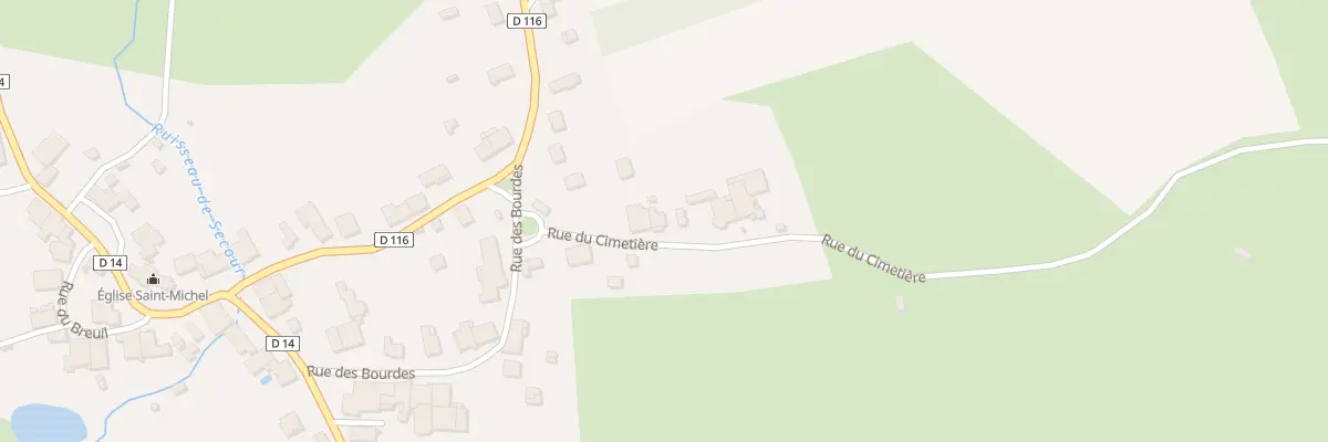 Plan du 5 Rue du Cimetière à Velleminfroy