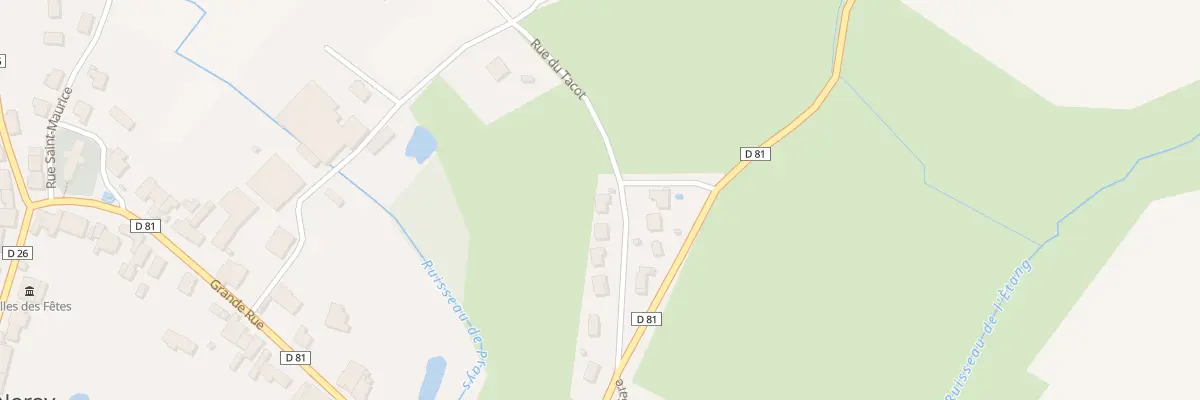 Plan du 7 Rue du Tacot à Cerre-lès-Noroy
