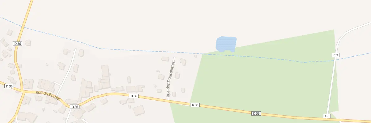 Plan du 100 Rue des Doucelottes à Bouxières-aux-Bois