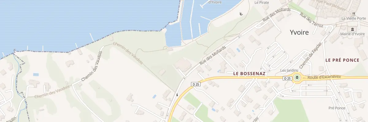 Plan du 284 Rue des Mollards à Yvoire