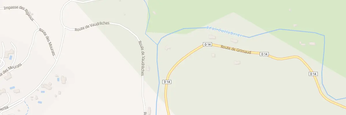 Plan du 1231 Rte de Grimaud à Collobrières