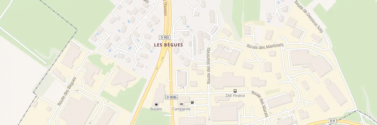 Plan du 77 Rte des Martinets à Reignier-Ésery