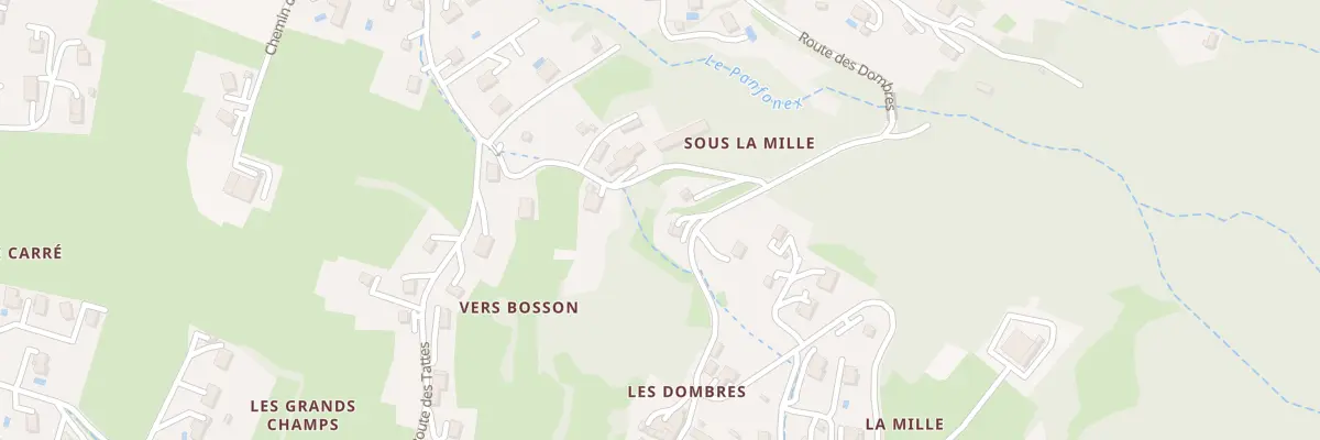 Plan du 714 Rte des Dombres à Saint-Cergues